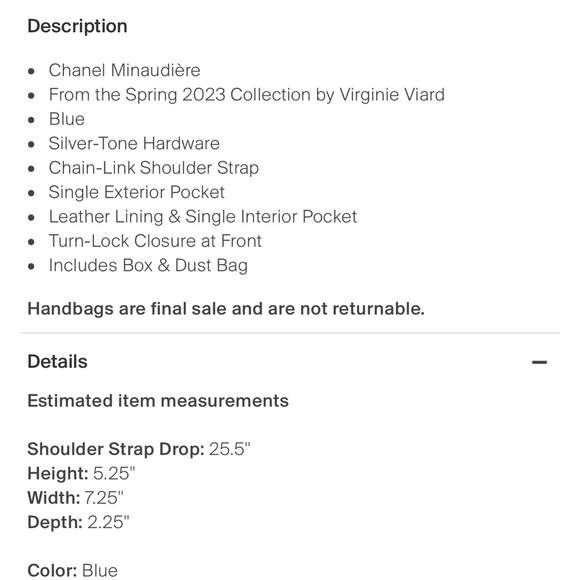 🩷 Host Pick 🩷Chanel brand new denim bag 2023 collection. PRICE IS FIRM. - Picture 11 of 15